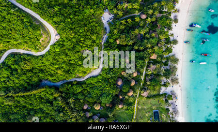 Thian Og Bay or Shark Bay, Koh Tao Island, Thailand Stock Photo