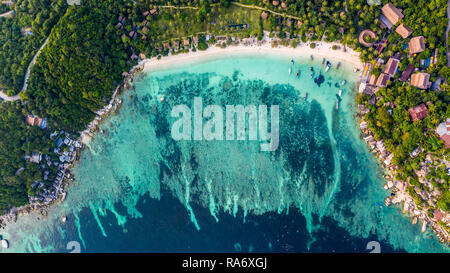 Thian Og Bay or Shark Bay, Koh Tao Island, Thailand Stock Photo