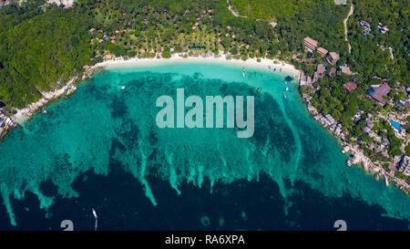 Thian Og Bay or Shark Bay, Koh Tao Island, Thailand Stock Photo