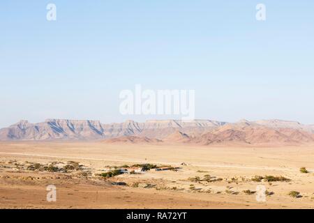 Elegant Desert Lodge, Sesriem, Namibia Stock Photo