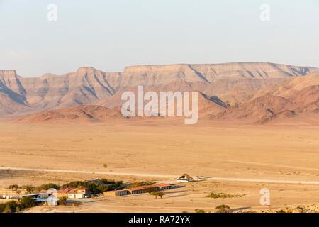 Elegant Desert Lodge, Sesriem, Namibia Stock Photo