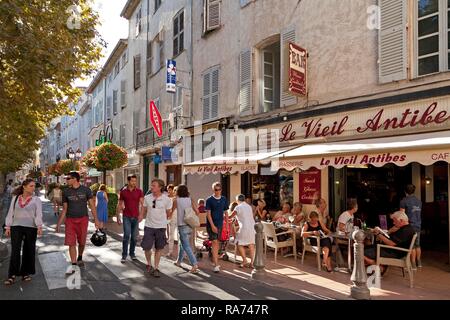 Old town, Antibes, Cote d'Azur, France Stock Photo