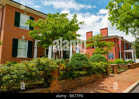 Woodrow Wilson Presidential Library and Museum, 20 North Coalter Street, Staunton, Virginia Stock Photo