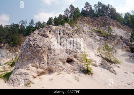 Sayan Mountains, Arshan, Tunkinsky District, Republic of Buryatia, Siberia, Russian Federation, Eurasia Stock Photo