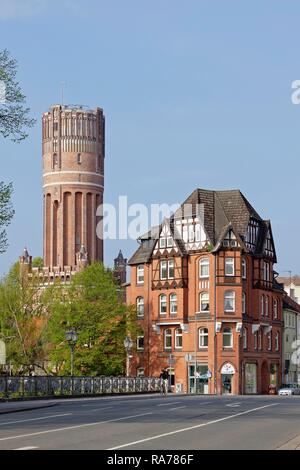 Water tower, Lüneburg, Lower Saxony, Germany Stock Photo