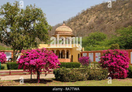 Park complex Kanak Garden, Jaipur, Rajasthan, India Stock Photo