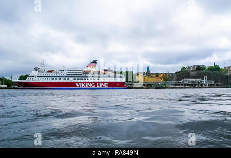 Stockholm / Sweden - May 15 2011: Viking Line ship Gabriella in Stockholm. Stock Photo