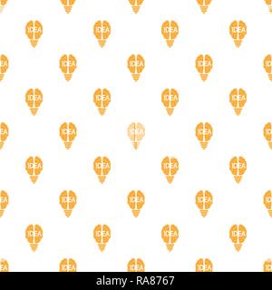 Mind idea pattern seamless vector repeat for any web design Stock Vector