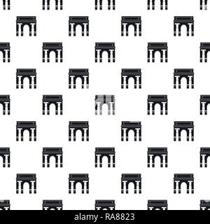 Historical arch pattern seamless vector repeat geometric for any web design Stock Vector
