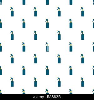 Spray bottle pattern seamless vector repeat for any web design Stock Vector