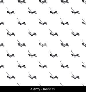 Grass cutter pattern seamless vector repeat geometric for any web design Stock Vector