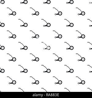Electric grass cutter pattern seamless vector repeat geometric for any web design Stock Vector