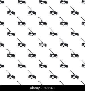 Motor grass cutter pattern seamless vector repeat geometric for any web design Stock Vector