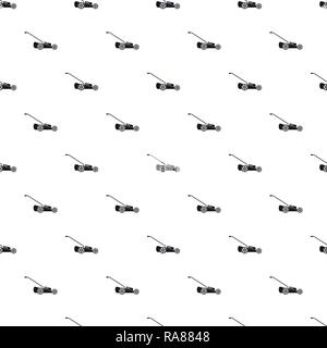 Grass cut machine pattern seamless vector repeat geometric for any web design Stock Vector