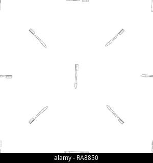 Medium toothbrush icon. Outline illustration of medium toothbrush vector icon for web design isolated on white background Stock Vector