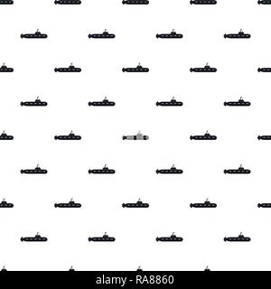 Military submarine pattern seamless vector repeat geometric for any web design Stock Vector