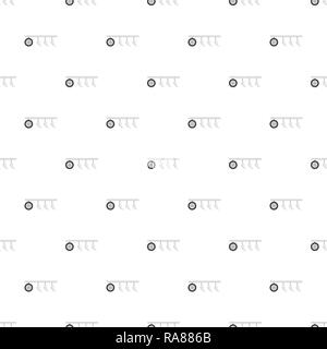 Tractor plow pattern seamless vector repeat for any web design Stock Vector