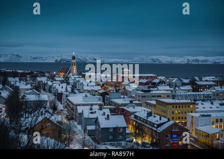 Hammerfest church, Norway. Stock Photo