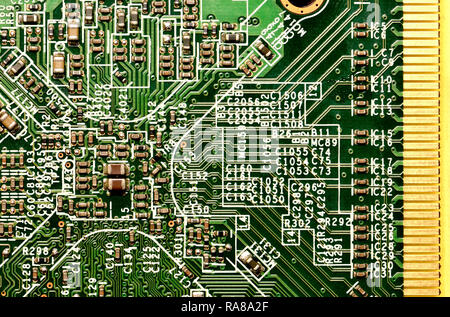 Computer graphics card - detail Stock Photo