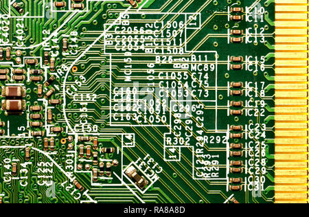 Computer graphics card - detail Stock Photo