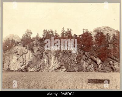 Calamity Peak. Near Custer, Named after Calamity Jane, the Most Noted Character in the Black Hills. Reimagined Stock Photo