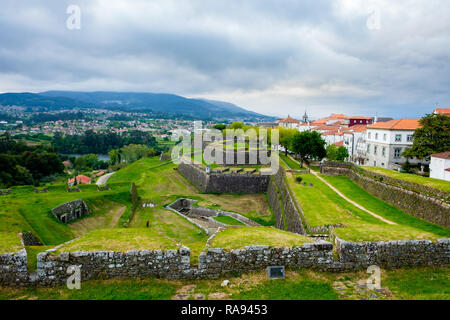 Valenca , Portugal - May 2, 2018 : Valença is a Portuguese city in the District of Viana do Castelo, in the north and sub-region of the Alto Minho, Po Stock Photo