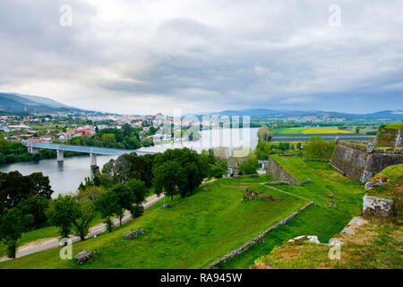 Valenca , Portugal - May 2, 2018 : Valença is a Portuguese city in the District of Viana do Castelo, in the north and sub-region of the Alto Minho, Po Stock Photo