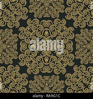 Abstract background with damask pattern Easily editable vector image Stock Vector
