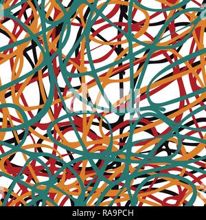 Stripe seamless pattern with Red,black ,grey and white colors stripe.Vector abstract background. Stock Vector