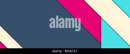 Material Design background with with sample text copy space. Vector illustration. Stock Vector