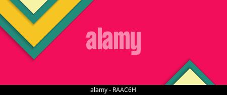 Sping material design background with sample text copy space. Vector illustration. Stock Vector