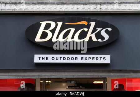 Blacks outdoor clothing store Stock Photo