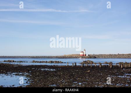 The Coquille River lighthouse in Bandon, Oregon, USA. Stock Photo