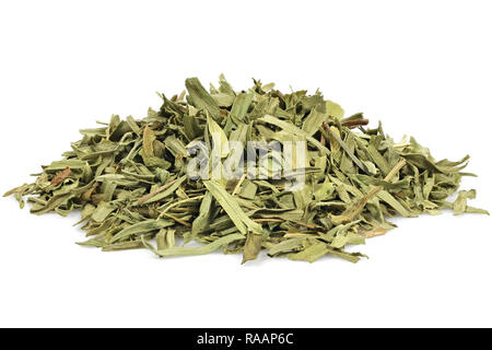 French tarragon isolated on white background Stock Photo