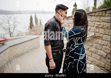 Elegant Fashionable Indian Friends Couple Woman Saree Man Suit Posed Stock  Photo by ©ASphoto777 233043606