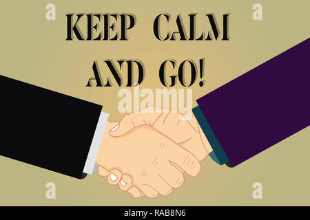Conceptual hand writing showing Keep Calm And Carry On. Concept meaning  slogan calling for persistence face of challenge Lined Paper Stationery  Partly Stock Photo - Alamy
