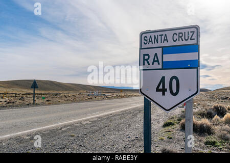 Route 40 in Argentina Stock Photo