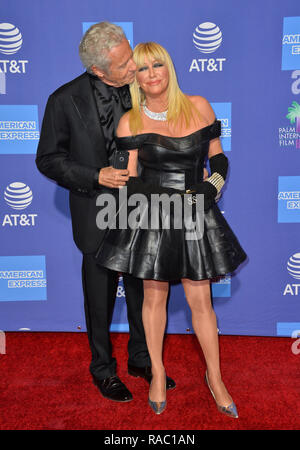 Palm Springs, California, USA. 3rd January, 2019. Suzanne Somers & Alan Hamel at the 2019 Palm Springs International Film Festival Awards. Picture: Paul Smith/Featureflash Credit: Paul Smith/Alamy Live News Stock Photo