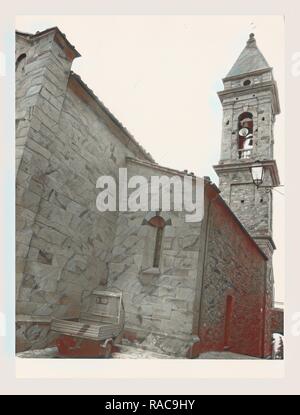 Tuscany, Grosseto, Seggiano, Parish churc. Reimagined by Gibon. Classic art with a modern twist reimagined Stock Photo