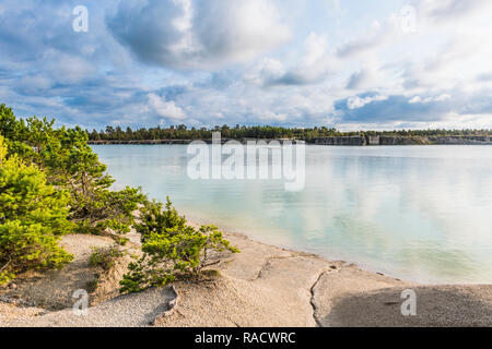 Blue lagoon, Gotland, Sweden, Scandinavia, Europe Stock Photo