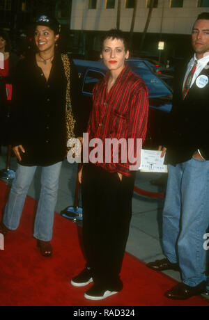 BEVERLY HILLS, CA - JULY 21: Actress Lori Singer attends Columbia Pictures' 'Poetic Justice' Premiere on July 21, 1993 at the Samuel Goldwyn Theatre in Beverly Hills, California. Photo by Barry King/Alamy Stock Photo Stock Photo