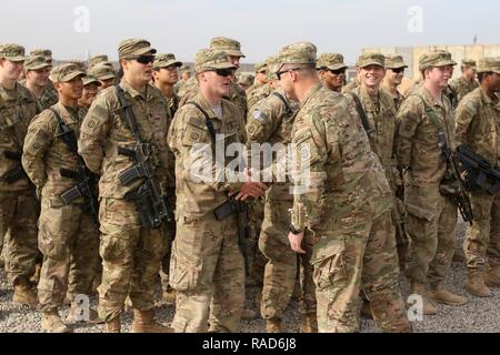 U.S. Army Col. Pat Work, deployed in support of Combined Joint Task ...