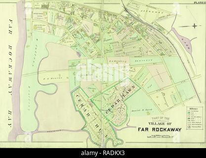 Part of the Village of Far Rockaway, New York, USA. Reimagined by Gibon ...