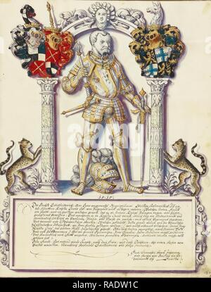 Eitelfriedrich VI Hohenzollern, Jörg Ziegler (German, early 16th century - 1574,1577), Rottenburg, Germany, about reimagined Stock Photo