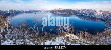 lake mashu hokkaido in winter Stock Photo