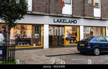 Chichester, United Kingdom - October 06 2018:   The Frontage of the Lakeland shop in North Street Stock Photo