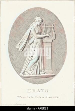 Erato, Alexander Liernur, 179. Reimagined by Gibon. Classic art with a modern twist reimagined Stock Photo
