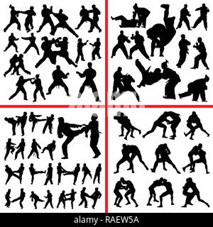 mix martial art fighter king logo 4971360 Vector Art at Vecteezy