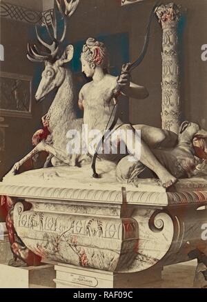 Diana, Tommaso Cuccioni (Italian, 1790 - 1864), Paris, France, about 1852 - 1864, Albumen silver print. Reimagined Stock Photo