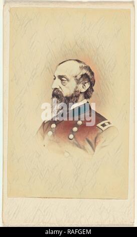 Major-General George Gordon Meade (1815 - 1872), Frederick Gutekunst (American, 1831 - 1917), about 1862, Albumen reimagined Stock Photo